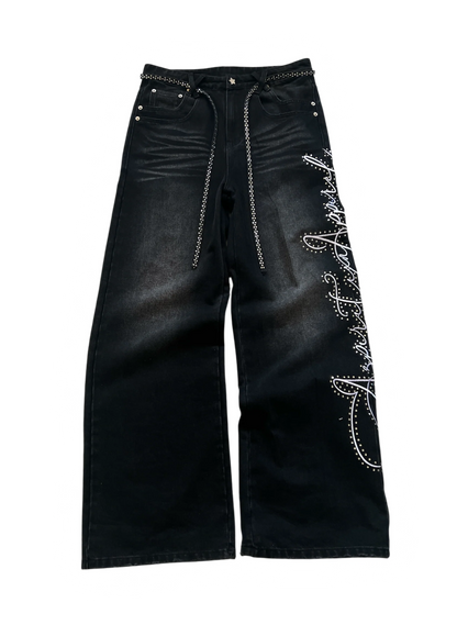 DOUBLE DENIM JEANS