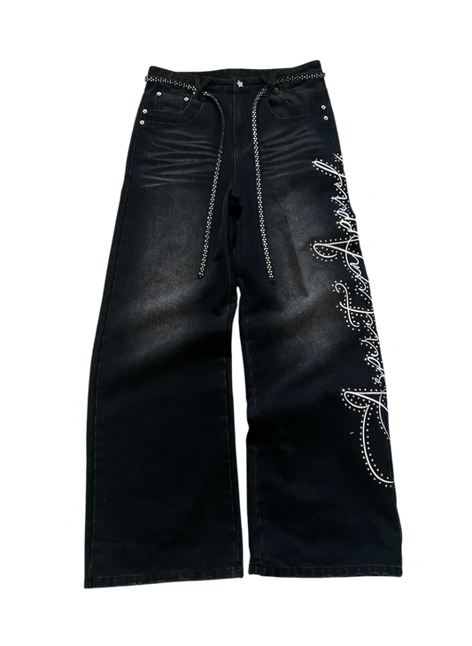 DOUBLE DENIM JEANS